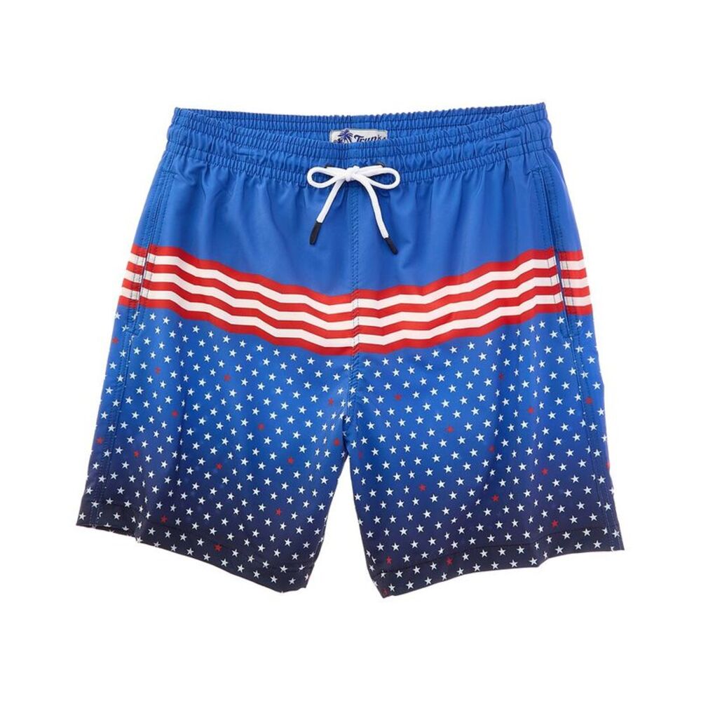Trunks Surf & Swim Co. Mens  Sano Swim Trunk, Blue